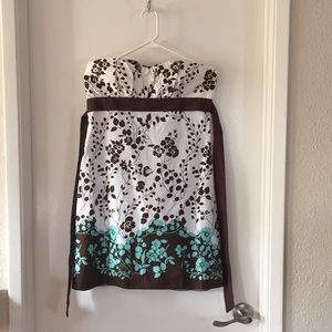 Hawaiian flowers design casual dress